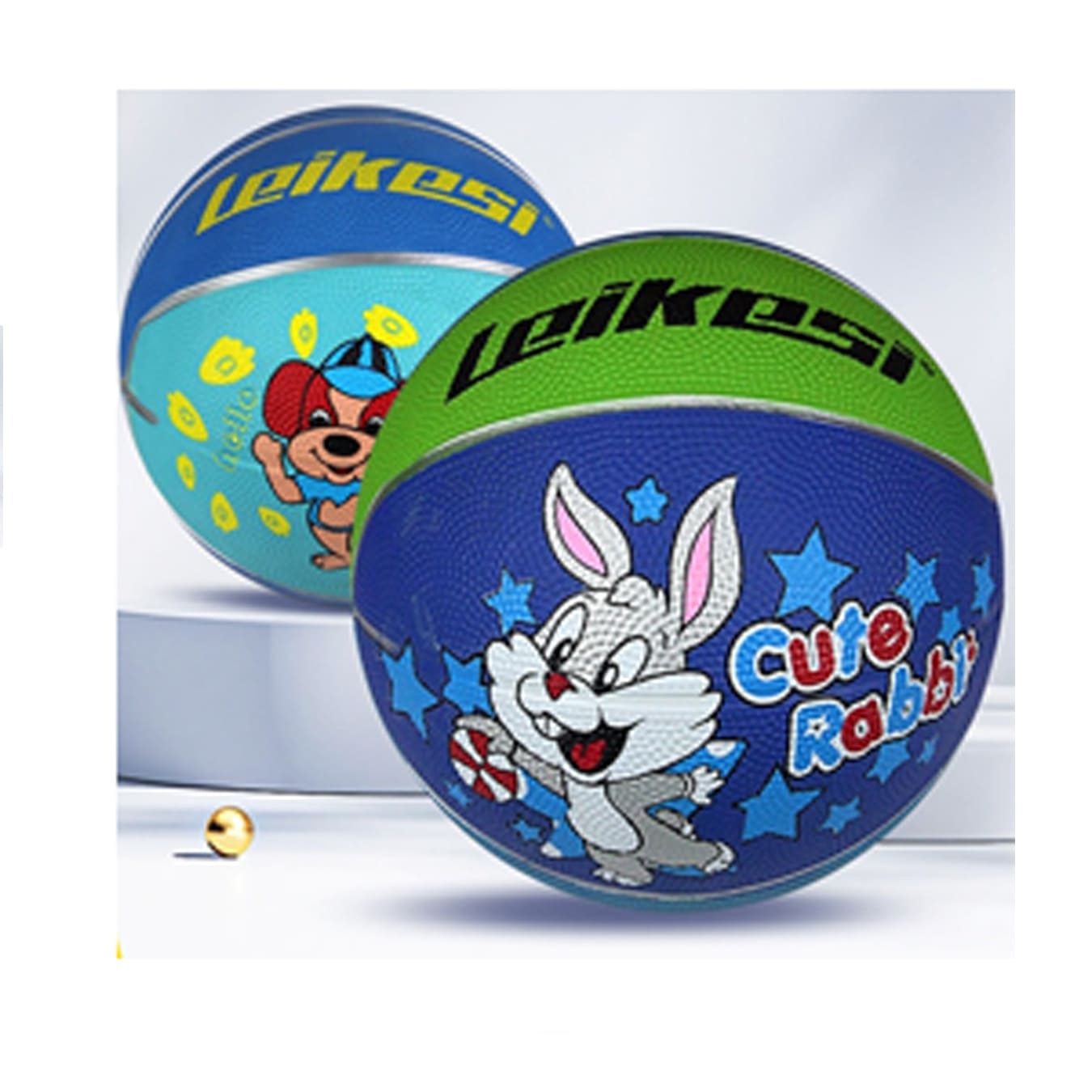 Children's Rubber Basketball Size: 3 "lx-1203"
