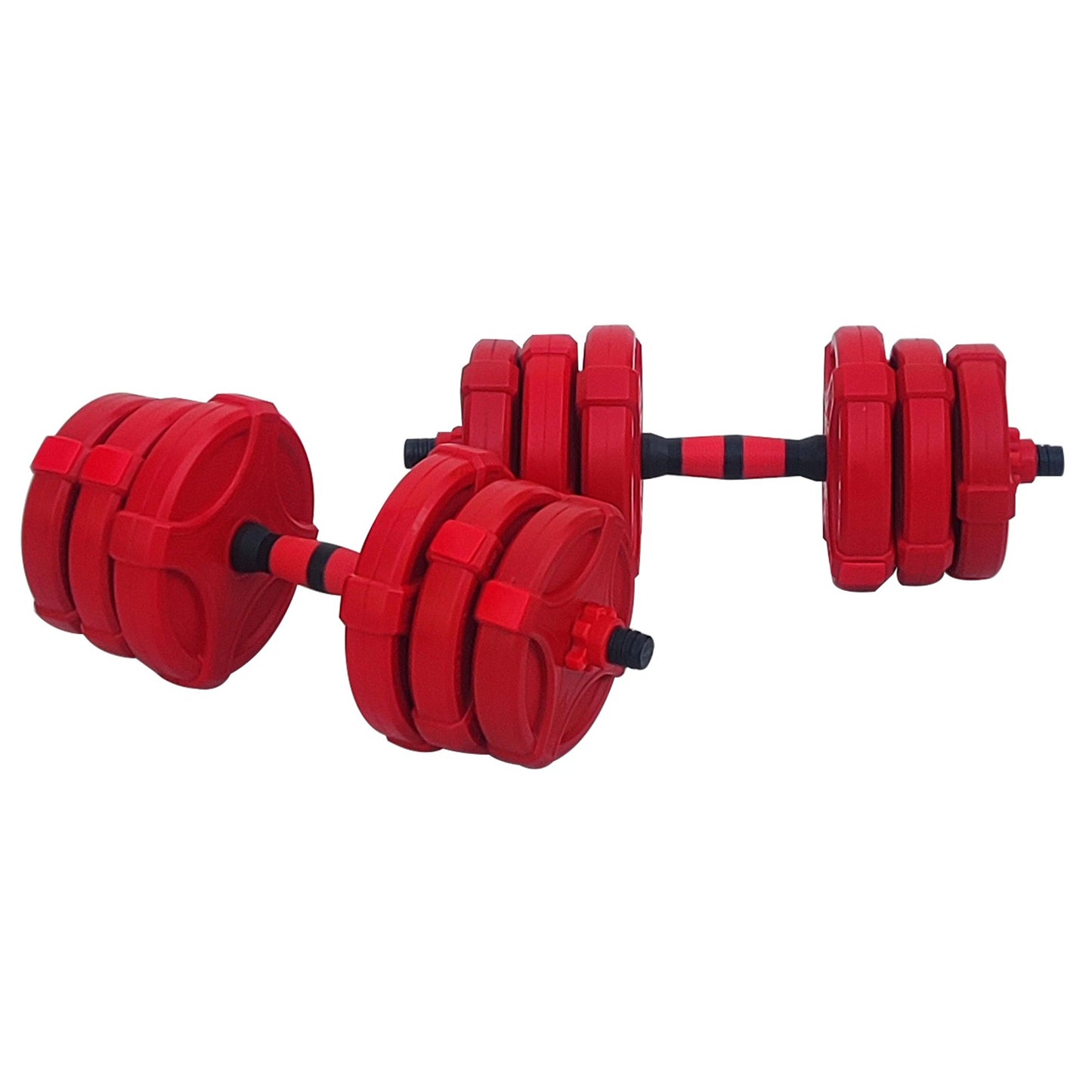 Barbell Weightlifting Set with Adjustable Connecting Rod 20KG "879"