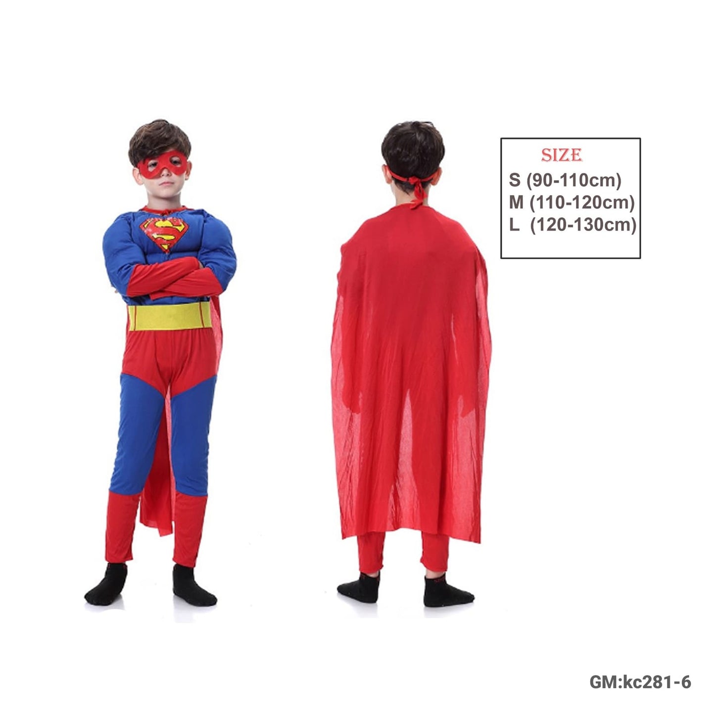 Muscle Superman Costume "kc281-6"