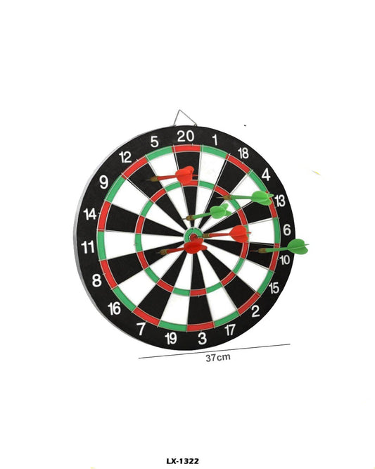 Double-Sided Flocking Dartboard with 6Pcs Darts "lx-1322"