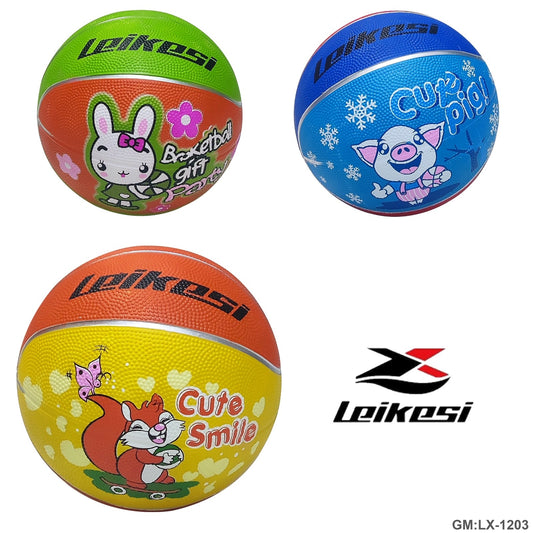 Children's Rubber Basketball Size: 3 "lx-1203"