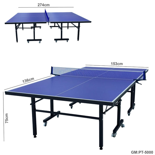 Moveable Wheel Table Tennis Table with Net "pt-5000"