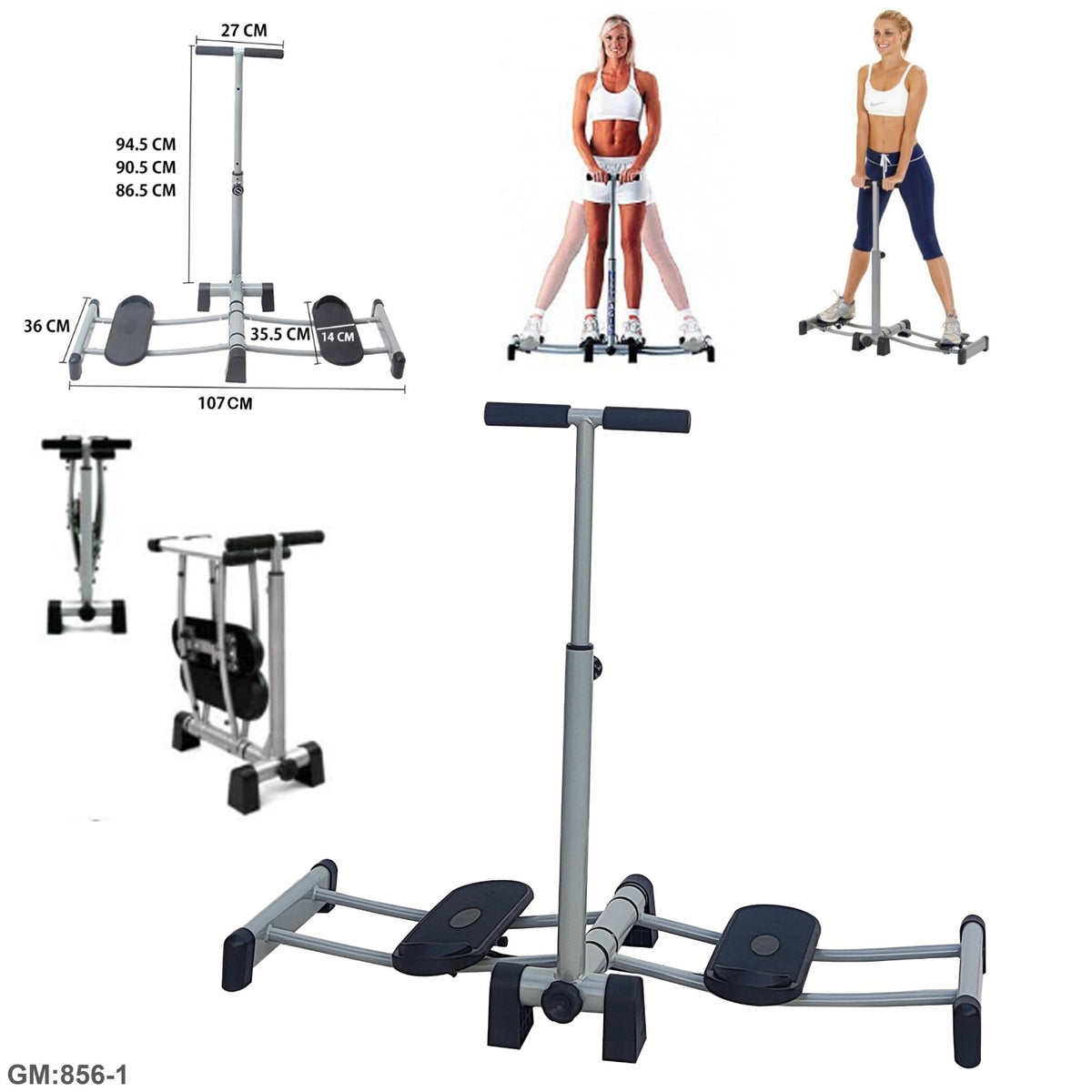 Foldable Multifunctional Hip Lifting & Shaping Leg Machine GYM Fitness "856-1"