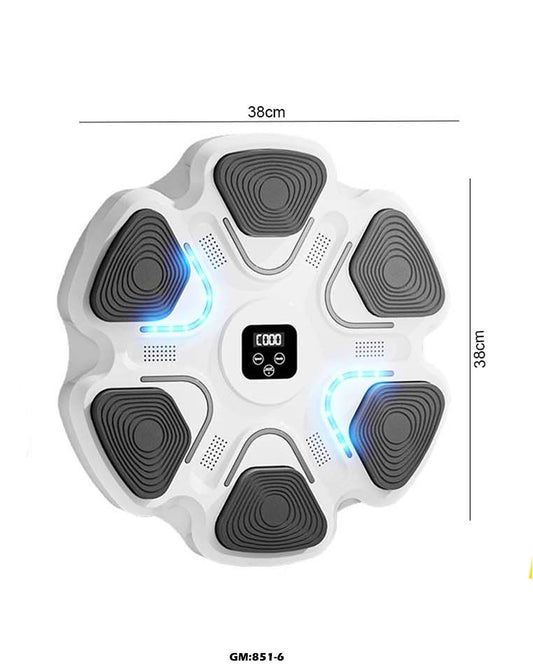 Intelligent Boxing Machine – Wall-Mounted Boxing Trainer with LED Display & Music | Interactive Punch Trainer for Kids & Adults "851-6"