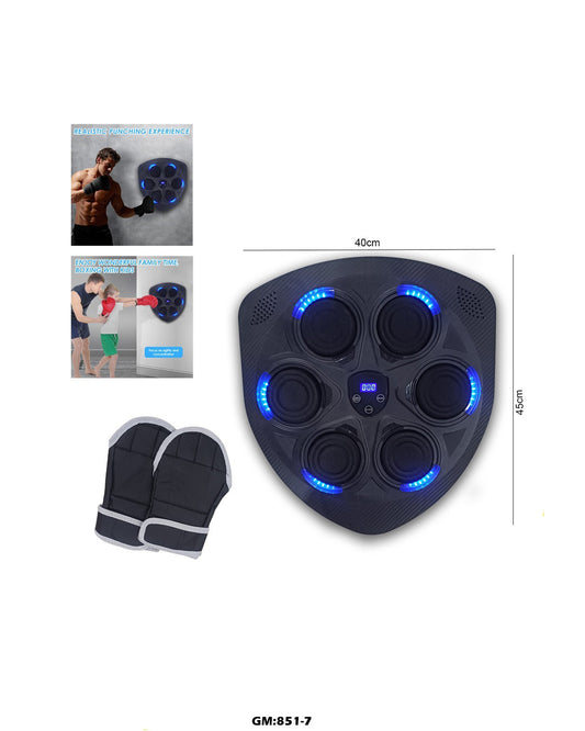 Intelligent Boxing Machine – LED Display | Wall-Mounted Punch Training Pad "851-7"