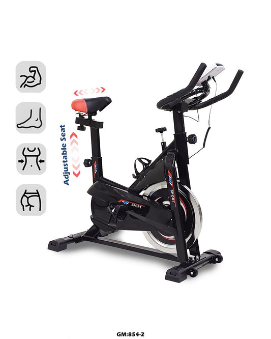 Indoor Cycling Bike for Cardio Workout – Adjustable Seat | Max Weight 130kg "854-2"