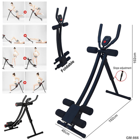 AB Cruncher Abdominal Trainer Glider Machine for Body Fitness "866"