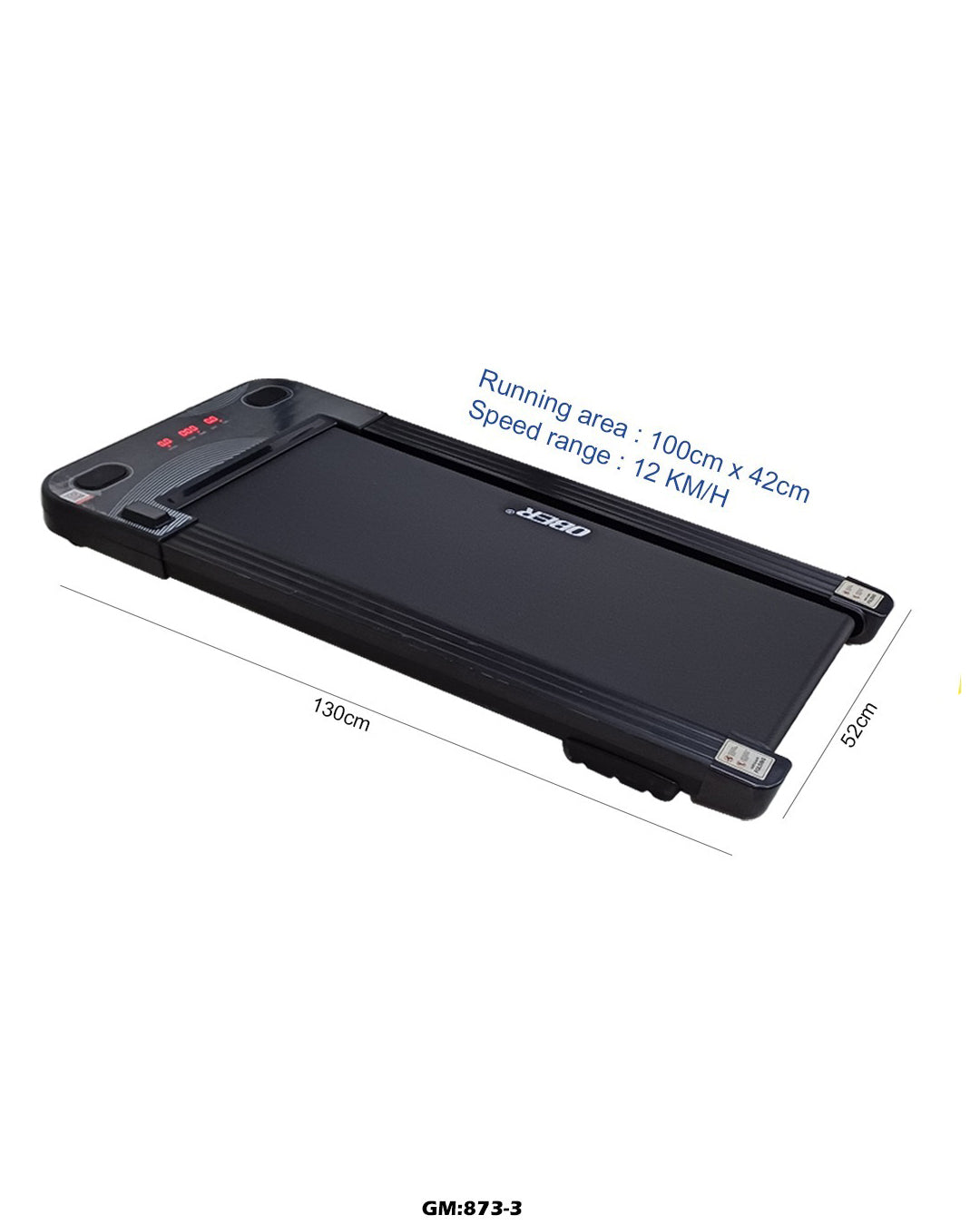 Electric Walking Treadmill – Ultra-Slim with Bluetooth App Control | 12 KM/H Speed "873-3"