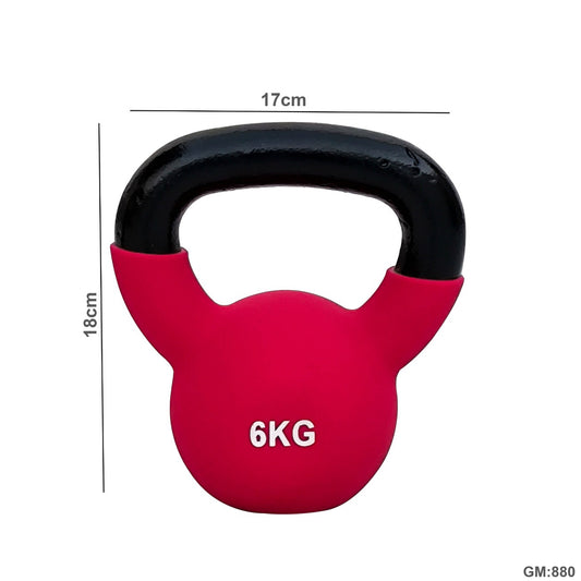 Non-Slip Weightlifting Kettle Bell for Full Body Workout 6KG "880"