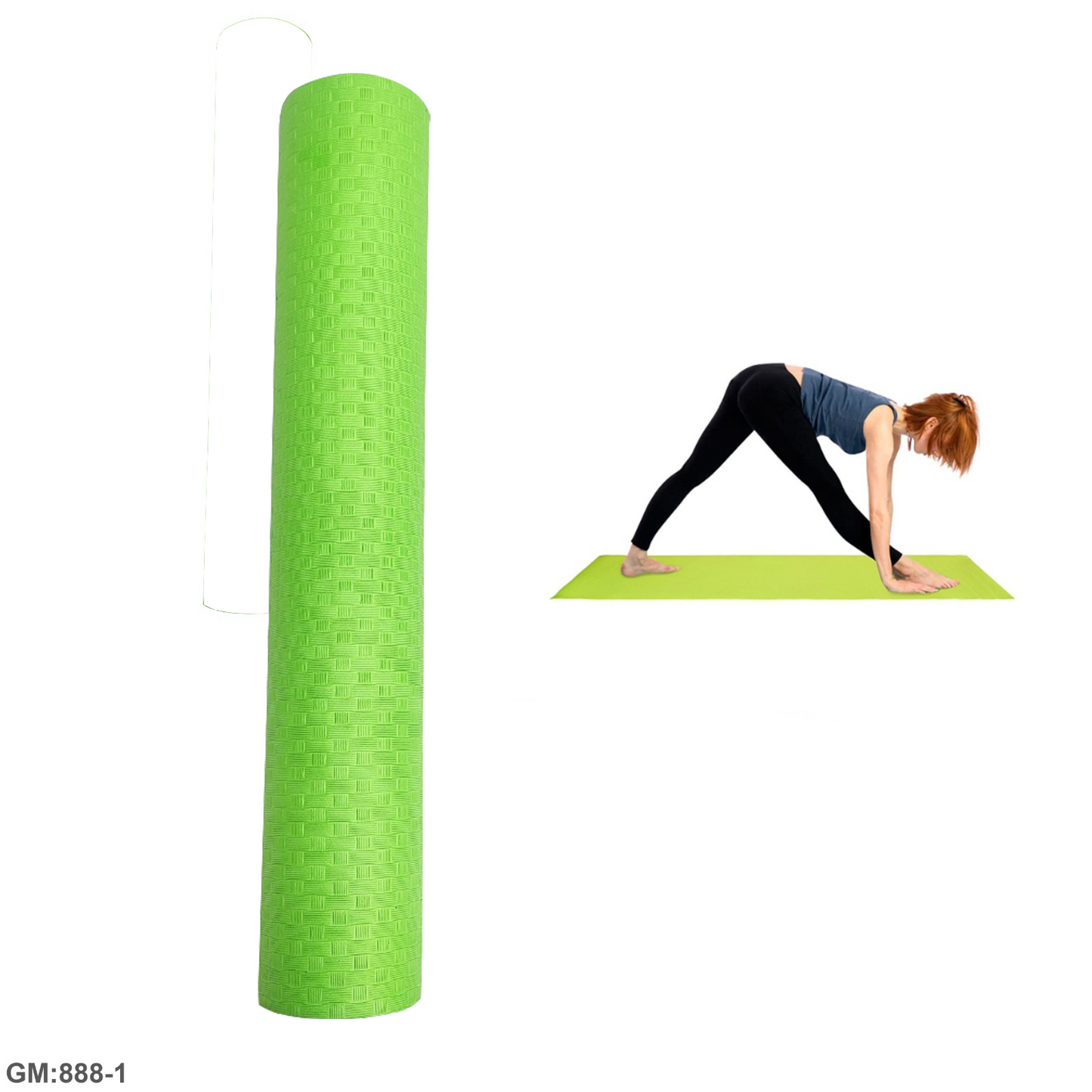 Anti-Skid Yoga Mat for Gym, Workout & Exercise "888-1"