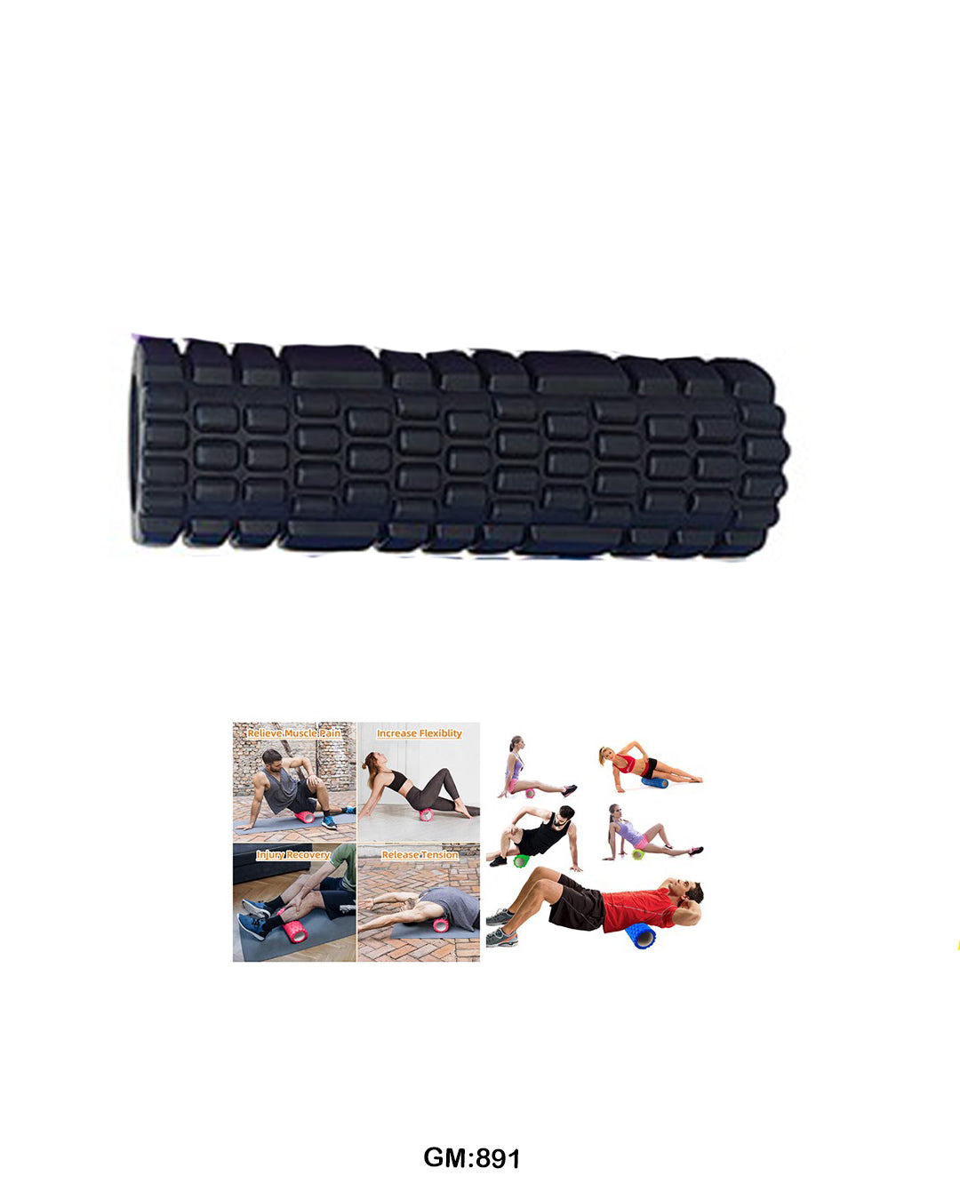 Fitness Foam Roller Block for Yoga Exercise, Gym "891"
