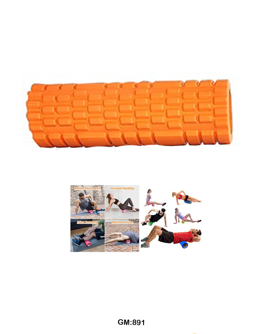 Fitness Foam Roller Block for Yoga Exercise, Gym "891"