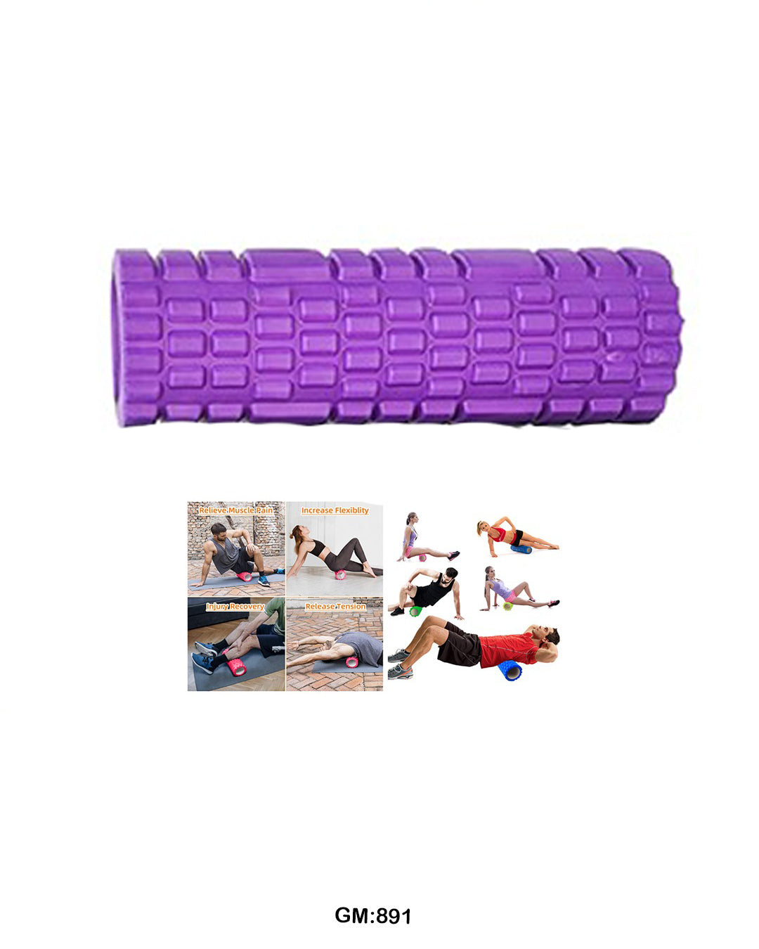 Fitness Foam Roller Block for Yoga Exercise, Gym "891"