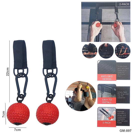Climbing Pull Ups - Ball Grip 2-Pack "897"