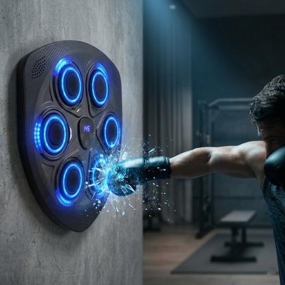 Intelligent Boxing Machine – LED Display | Wall-Mounted Punch Training Pad