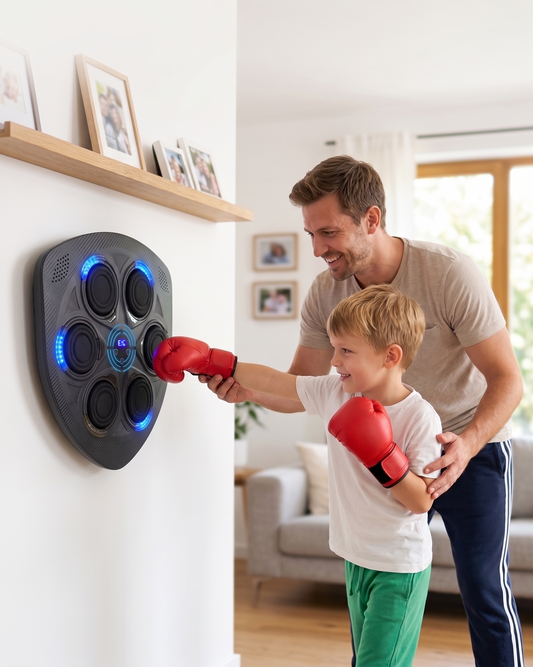Intelligent Boxing Machine – LED Display | Wall-Mounted Punch Training Pad