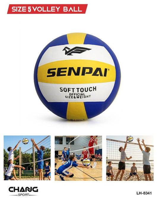Senpai Size 5 Volleyball – Soft Touch Official Size & Weight "LH-8341"