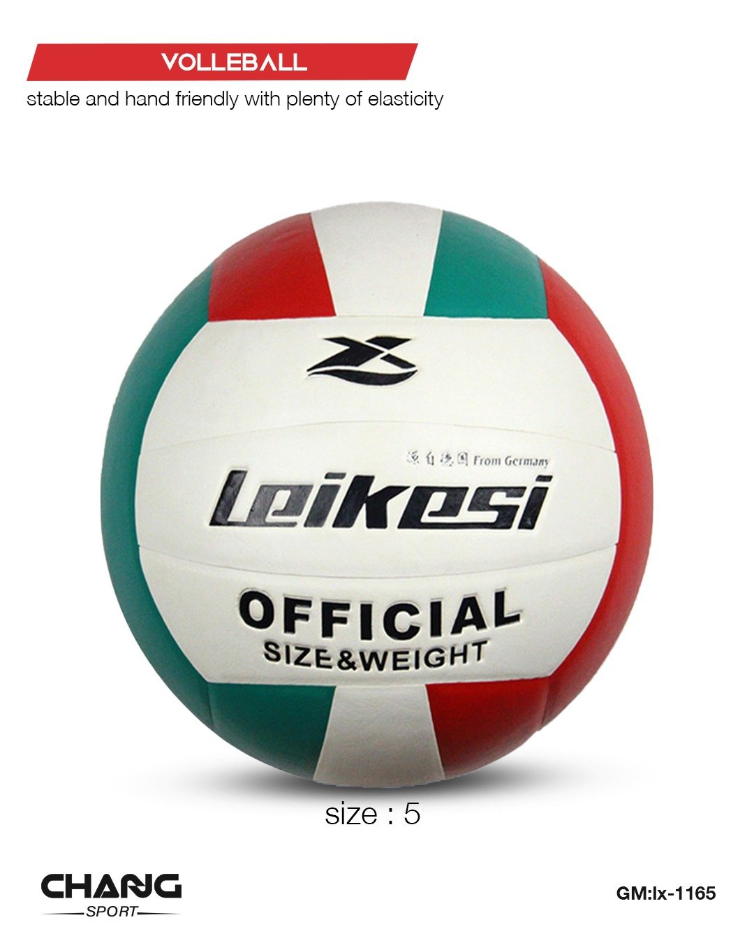 Soft Touch Volleyball Size 5 "LX-1162"