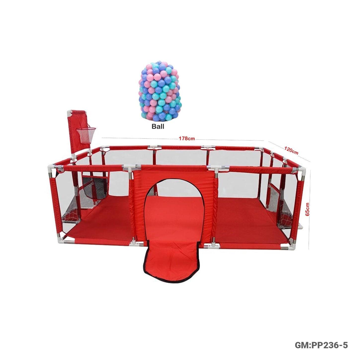 Baby Playpen Rectangle Fence "PP236-5"