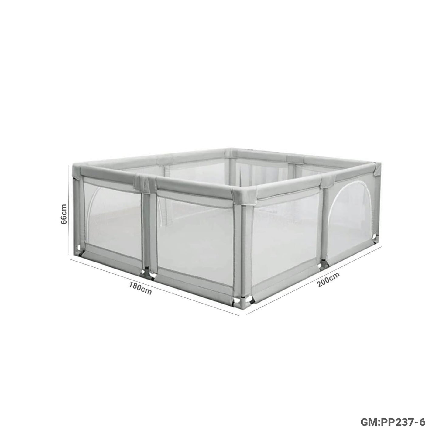 XXL Baby Playpen | 200x180x66cm "PP237-6"