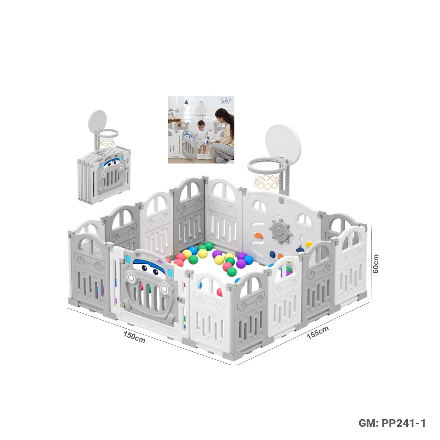 Playpen Kids Indoor Playground "PP241-1"