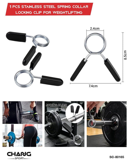 Stainless Steel Spring Collar Locking Clip – 1 Piece "SC-80165"