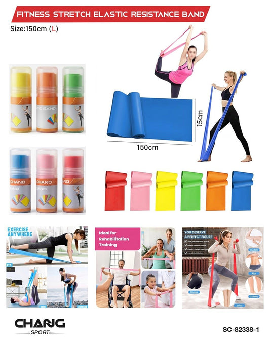 Fitness Stretch Elastic Resistance Band – 150 cm "SC-82338-1"