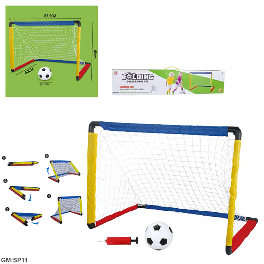 Portable Folding Kids Mini Soccer Goal Set with Ball"SP11"