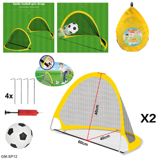kids 2pcs Portable Soccer Football Goal Net"SP12"