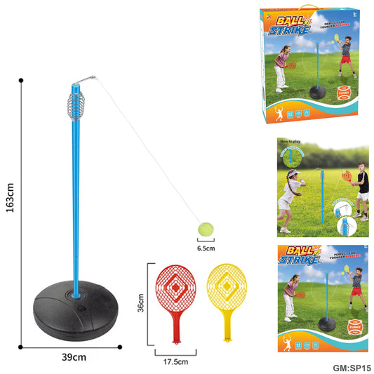 Kids Ball Strike Training Tennis Ball Set with 2 Rackets"SP15"