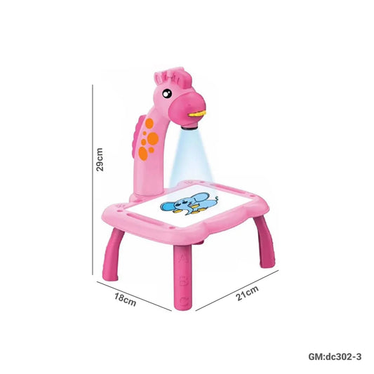 Children LED Projector Art Painting Table Desk "dc302-3"