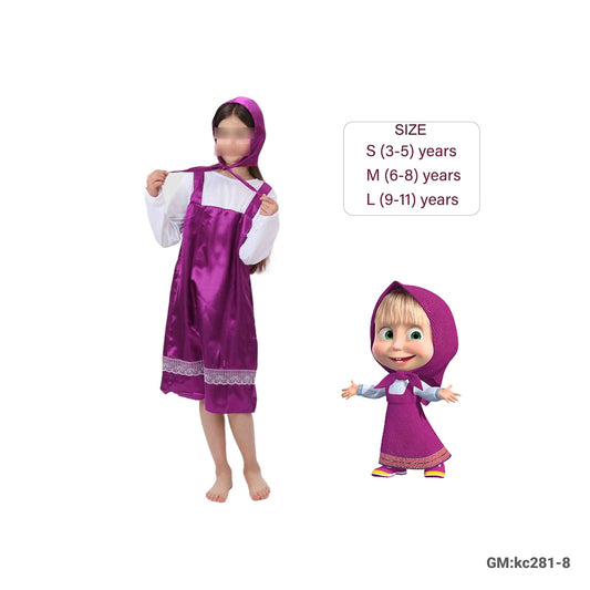 Masha Birthday Party Dress "kc281-8"