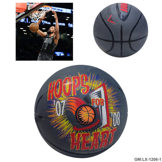 Rubber Basketball Size: 4  "lx-1206-1"