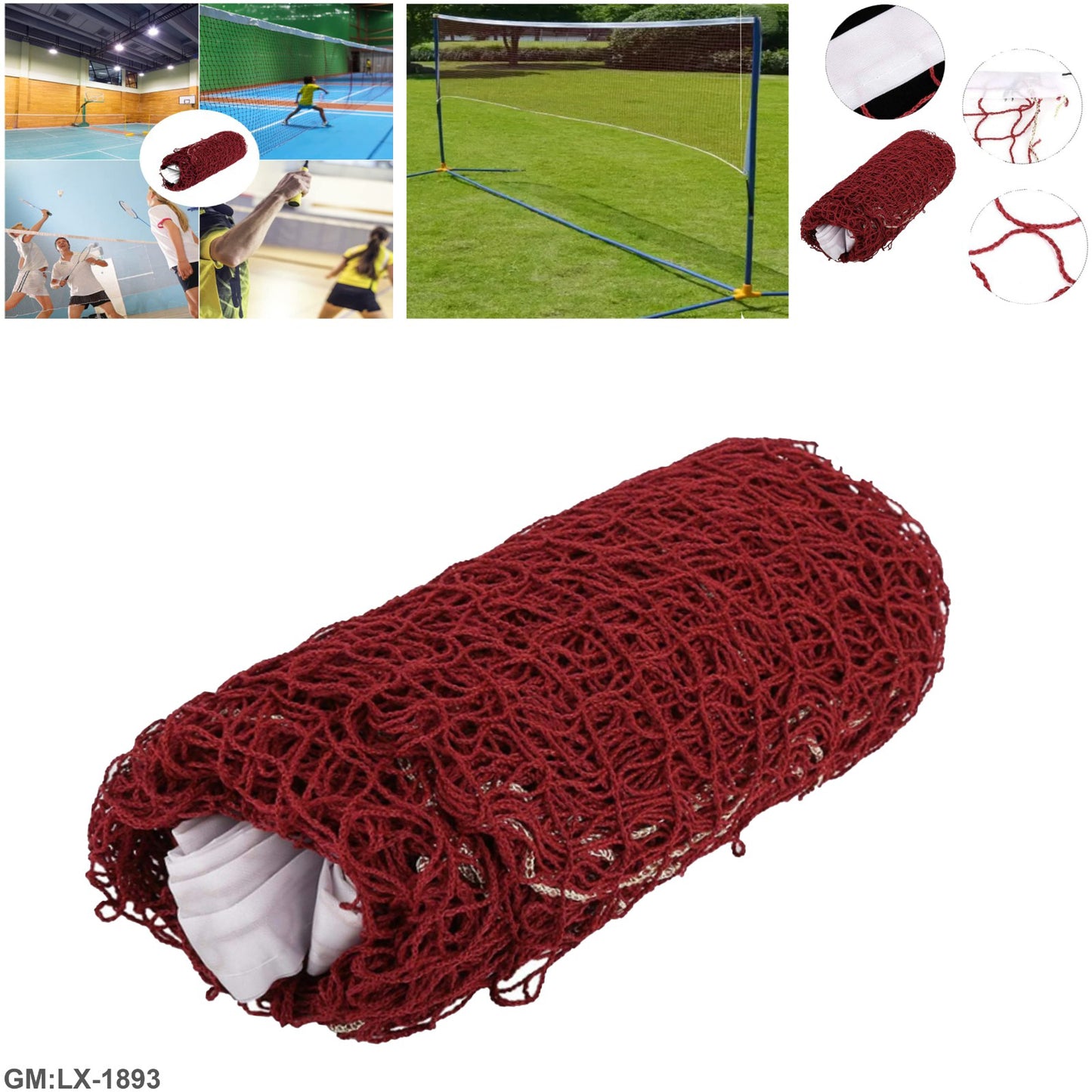 Badminton Mesh Net Size : 610*80cm  "lx-1893"