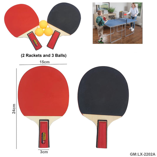 Table Tennis Bats and Balls Set "lx-2202a"