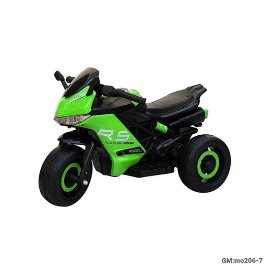 Electric Motor Bike for Kids – Ride-On Toy – 2 to 4 Years – 3-Wheel Design "mo206-7"