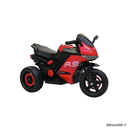 Electric Motor Bike for Kids – Ride-On Toy – 2 to 4 Years – 3-Wheel Design "mo206-7"