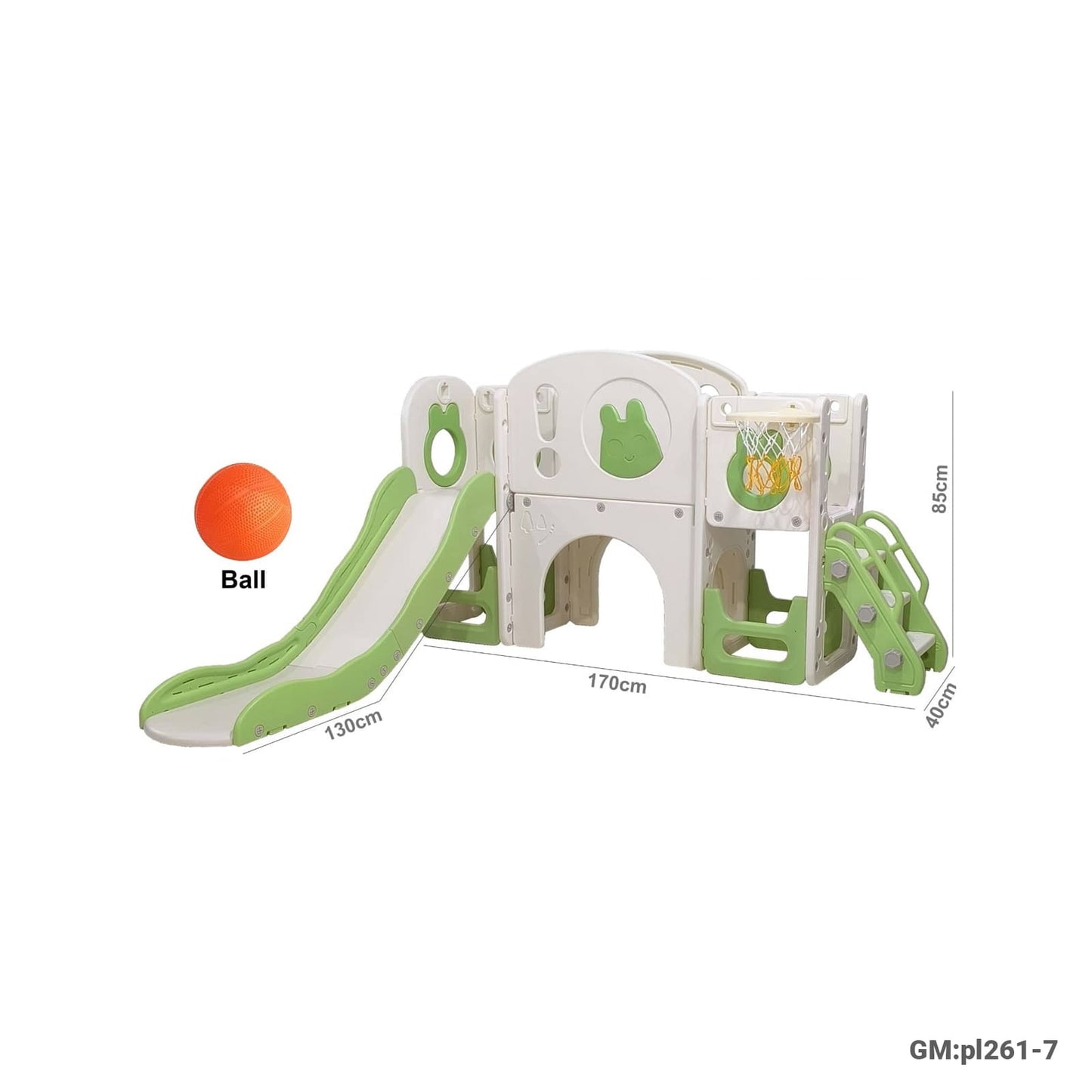 Kids Slide & Swing Set (pl261-7)
