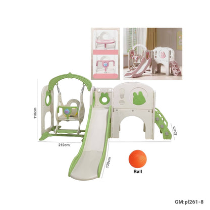 3 in 1 Kids Slide & Swing Set (pl261-8)
