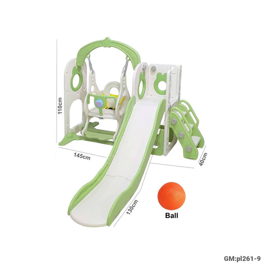 3 in 1 Kids Slide & Swing Set (pl261-9)